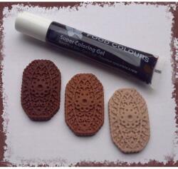 Food Colours Gél festék tubus (Brown) barna 20 g - Food Colours (3114)