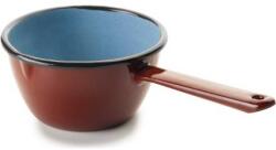 ibili Emailes, 14 cm-es zománcos lábas - kúpos/barna - Ibili (915014)