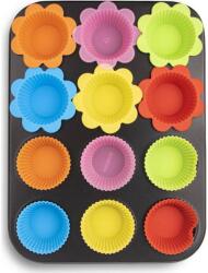 ORION Muffinforma (12 darab) + muffin szilikonformázó (12 darab) - Orion (DR-120006)