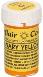 Sugarflair Colours Gél festék canary yellow 25 g - Sugarflair (A142)