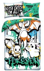 Halantex Pokemon ágyneműhuzat szett - Gotta Catch'em all (POK-1152BL) (POK-1152BL)