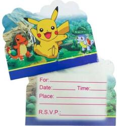 Cakesicq Születésnapi meghívó 10 darab Pokémon Pikachu - Cakesicq (ilcGR.Y091)