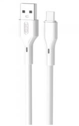 XO Cablu Date/Incarcare XO Design NB230, USB-A - USB-C, 18W, 1m (Alb)