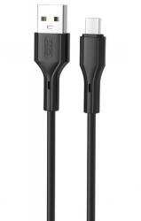 XO Cablu Date/Incarcare XO Design NB230, USB-A - USB-C, 18W, 1m (Negru)