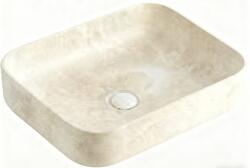 Inspiro Design Dallas Rectangular Travertino WM-1004 pultra ültethető 54x42 cm, bézs