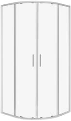Kerra Solid RS 90 íves duplaajtós zuhanykabin tálca nélkül (SOLID-RS-90-SOLO) - homelux