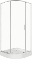 Kerra Solid RPS 80 íves egyajtós zuhanykabin tálca nélkül (SOLID-RPS-80-SOLO) - homelux