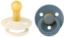 BIBS Suzete Bibs - Colour, 2 buc, 0-6 luni, Sage/Cloud (110262)