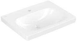 Villeroy & Boch Skyla mosdó túlfolyó nélkül, 600 x 460 mm, Stone White CeramicPlus 5A5161RW (5A5161RW)