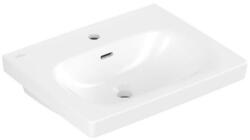 Villeroy & Boch Skyla mosdó túlfolyóval, 550 x 445 mm, Stone White CeramicPlus 5A5155RW (5A5155RW)