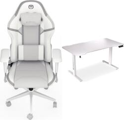 ENDORFY Scrim OWH Gaming Szék Fehér + Atlas L Electric Asztal 150cm (M-9120924)
