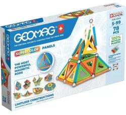 Geomag Supercolor: Recycled - set cu 78 de piese (09542) Jucarii de constructii magnetice