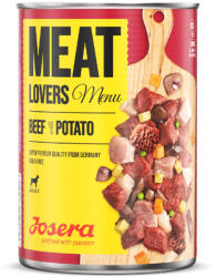Josera Meat Lovers Menu konzerv adult nedves kutyaeledel marha&burgonya 6x800g