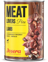 Josera Meat Lovers Menu konzerv adult pure nedves kutyaeledel bárány 6x800g