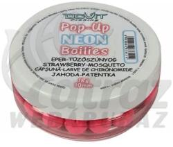DOVIT Pop-up NEON Boilies Eper-Tűzőszúnyog 10mm - Dovit Pop-Up Csali (DOV7311)