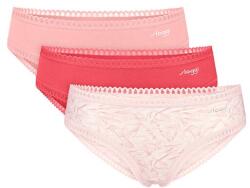 Sloggi 3pack chiloți organici SLOGGI GO CRUSH hipster roz+coral, M