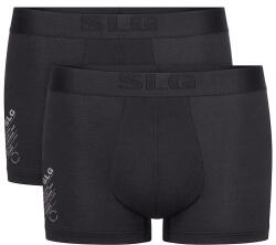 Sloggi 2pack boxeri bărbați SLOGGI Base Soft Shorts Modal negru, L