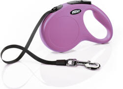 flexi Classic lesă retractabilă tip bandă (M, Până la 25 kg, 5 m, Roz)