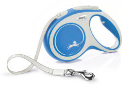flexi Comfort lesă retractabilă tip bandă (S, Până la 15 kg, 5 m, Albastru)