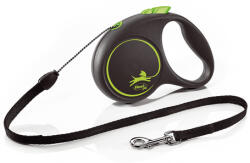 flexi Design lesă retractabilă cu șnur - XS, până la 8 kg, 3 m, verde
