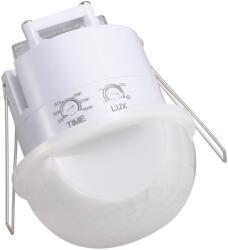 TRACON PIR Mozgásérzékelő, infra, folyosóra, süllyesztett, fehér max. 30m, 360° IP20 TMB-061F (TMB-061F)