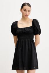 Tommy Hilfiger pamut ruha - fekete L - answear - 24 990 Ft