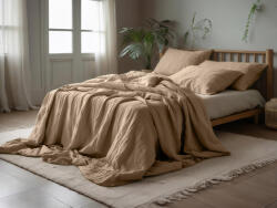  Muszlin ágyneműhuzat PURELY világosbarna Ágyneműhuzat mérete: 2 db 80 x 80 cm | 200 x 200 cm