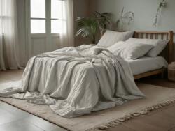  Muszlin ágyneműhuzat PURELY világosszürke Ágyneműhuzat mérete: 2 db 80 x 80 cm | 200 x 200 cm