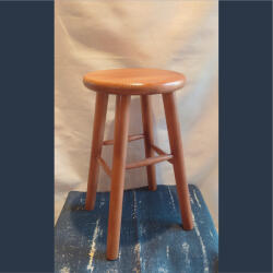 Komforttéka Dumbó 60 cm magas fenyő ülőke (pácolt: cseresznye)