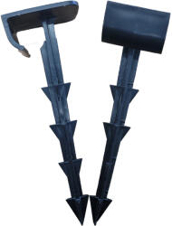  Talajon rögzítőtüske 16-20mm, erősített, 16cm (TO-TRTE)