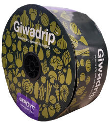  Giwatape csepegtető szalag kékcsíkos lapos betéttel 6mil, 10-20cm oszt. 500m/tek 0, 3-1, 0bar (TO-GIL6I500)