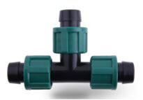  Tape csepegtető szalag egál T idom 17x17x17 zöld szorítógyűrűvel 6-8miles szalaghoz (TO-TRT17)