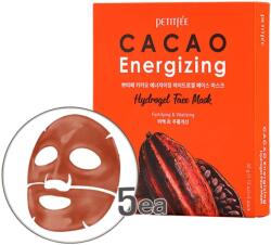 Petitfee Mască hidrogel energizantă cu extract de cacao - 5 bucăți Masca de fata