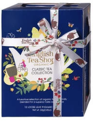 English Tea Shop Fekete tea 12x2 g English Tea Shop 12, filteres, bio Classic selyempiramis (T16011321) - cartridge
