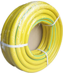  Locsolótömlő 1" 3 rétegű 25m sárga zöld csíkkal Sertsan (TO-VBTST1I25)