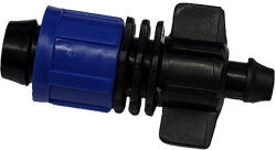  Egyenes 16mm x körömmel, fordított szorítású gyorskötő idom (TO-TRE16X10)