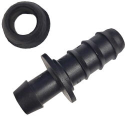  Egyenes toldó bordás 16mm x köröm, gumigyűrűvel (TO-POBE16X10G)