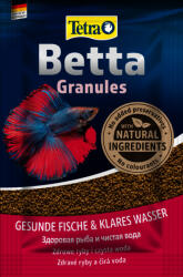  Tetra Betta Granules | Prémium szemcsés eleség sziámi harcoshalak számára - 5 g (tasakos kiszerelés)