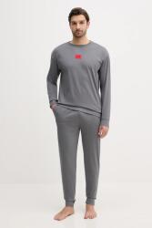 HUGO pizsama GALAXY_LONG SET - szürke XL