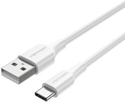 Vention USB-A 2.0/M -> USB-C/M, 1m, (3A, fehér), kábel (CTHWF) - digital24
