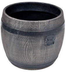 Roto Bolero M Hordó mintájú virágültető dézsa 35x34 cm - kertedbe