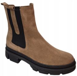 Fabio Fabrizi 1064 Bokacsizma Barna bőr velúr 37-es (1064-date)