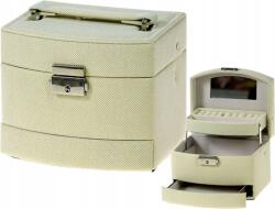 Adar Ékszertartó láda, automatikusan kihúzható fiókos tükör 15x12x11cm (587281)