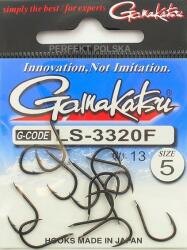 Gamakatsu Akasztó LS-3320F Nr. 5 Black Ground & Float Japan Hook 13 db (149005)