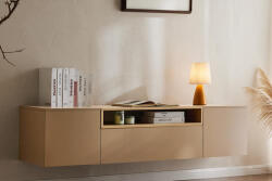 Arvo Stílusos TV asztal Arvo 160cm függő világosbarna - natúr barna