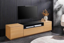 Arvo Stílusos TV asztal Arvo 160cm natúr barna - fekete