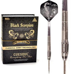 Cuesoul Black Scorpion - steel darts szett Nyíl súlya: 26 g