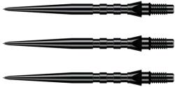 Winmau Switch Point Groove fekete steel fém darts hegyek Hegy hossza: 26 mm