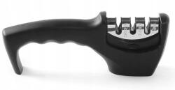 HENDI Kézi élező, 3 fokozatú, fekete (820612)