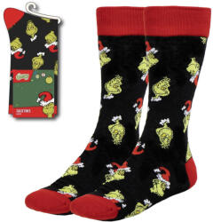 Cerda A Grincs Black férfi hosszú szárú zokni 38/45 CEP2900002511 (CEP2900002511)